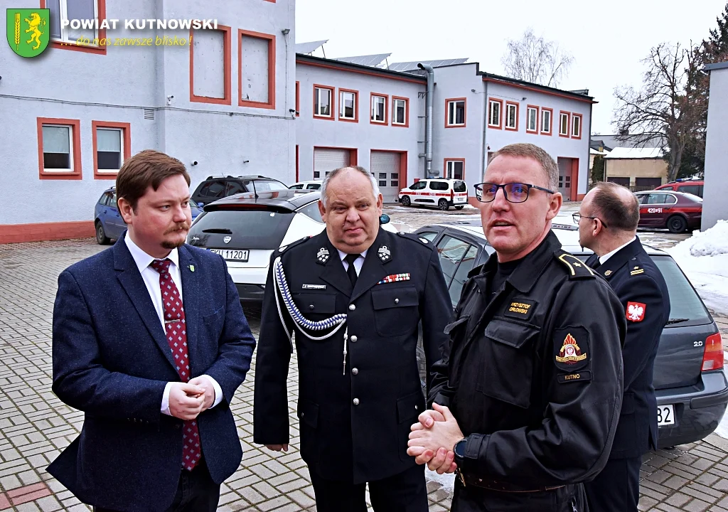 Starosta Daniel Kowalik wziął udział w naradzie rocznej KP PSP w Kutnie i OSP z powiatu kutnowskiego