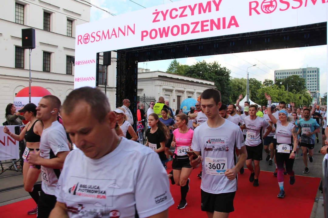 21. Bieg Ulicą Piotrkowską Rossmann Run w Łodzi