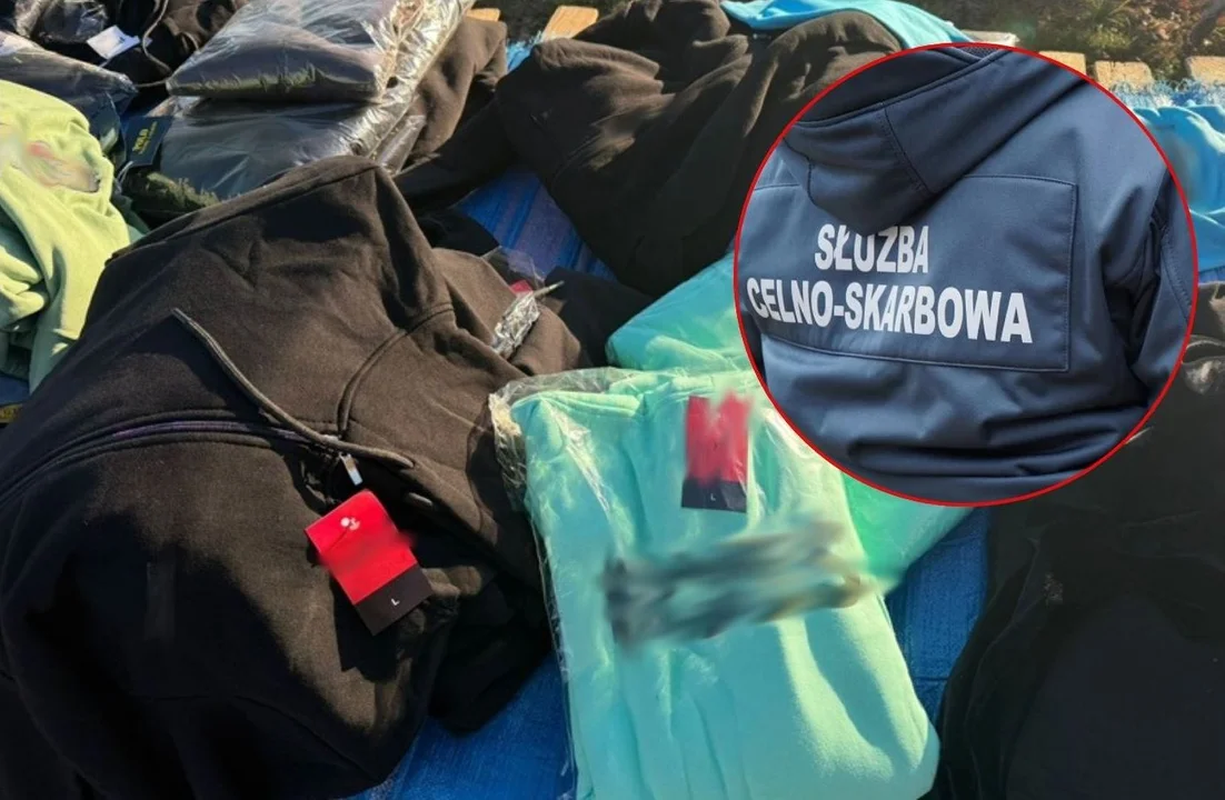 Podróbki markowych ubrań na targowisku. Służby przejęły kilkaset sztuk (ZDJĘCIA) - Zdjęcie główne