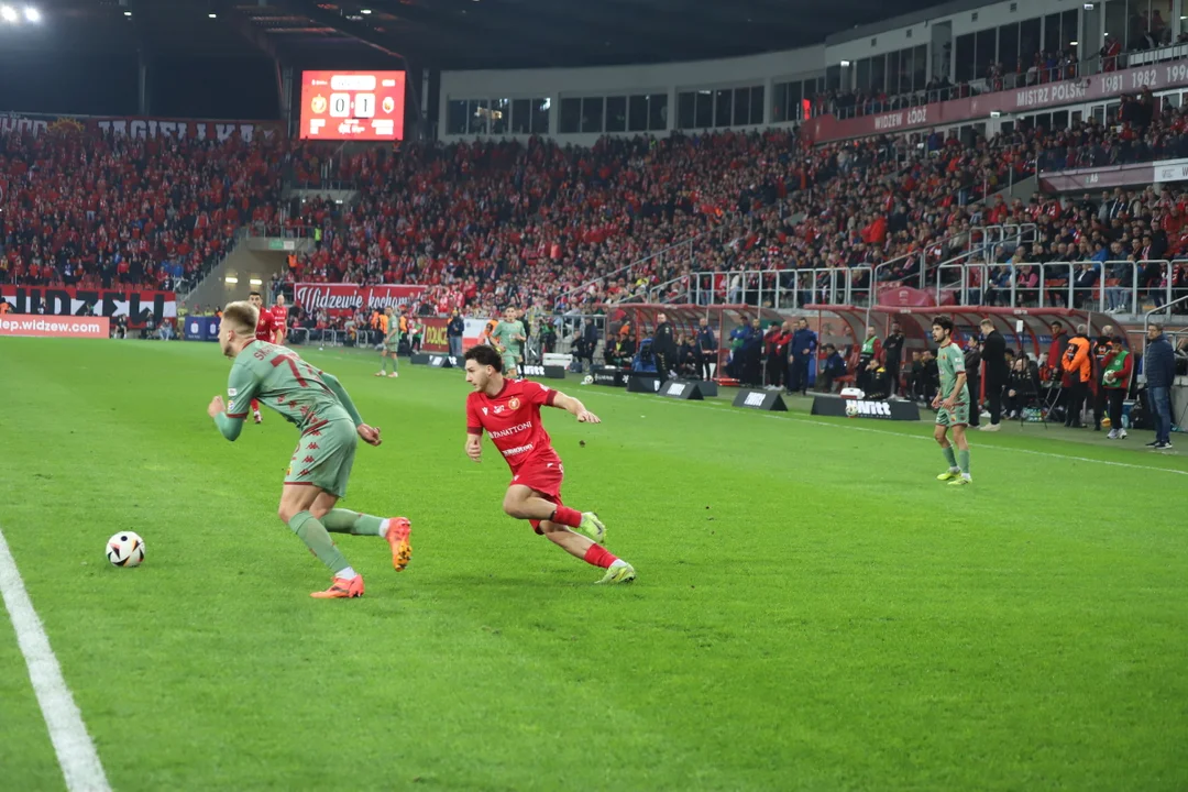 Widzew Łódź vs Jagiellonia Białystok, 9 marca 2025 r.