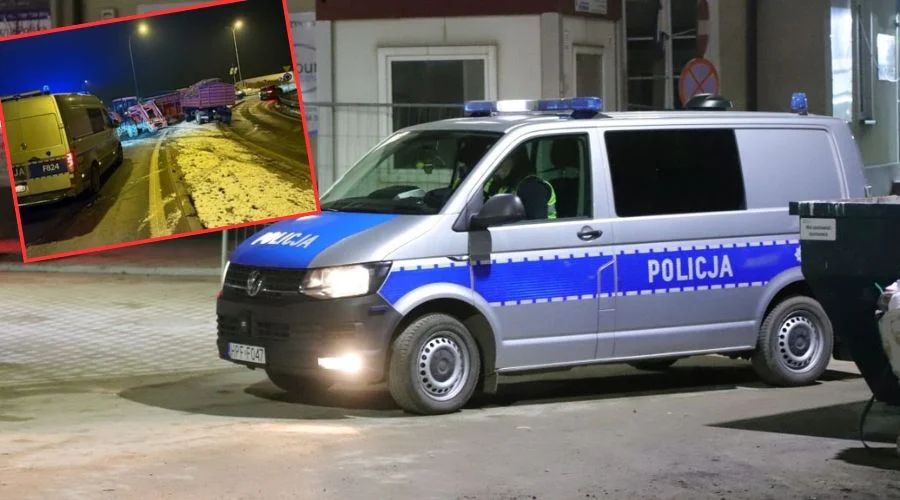 Zdarzenie drogowe na DK 60 pod Kutnem