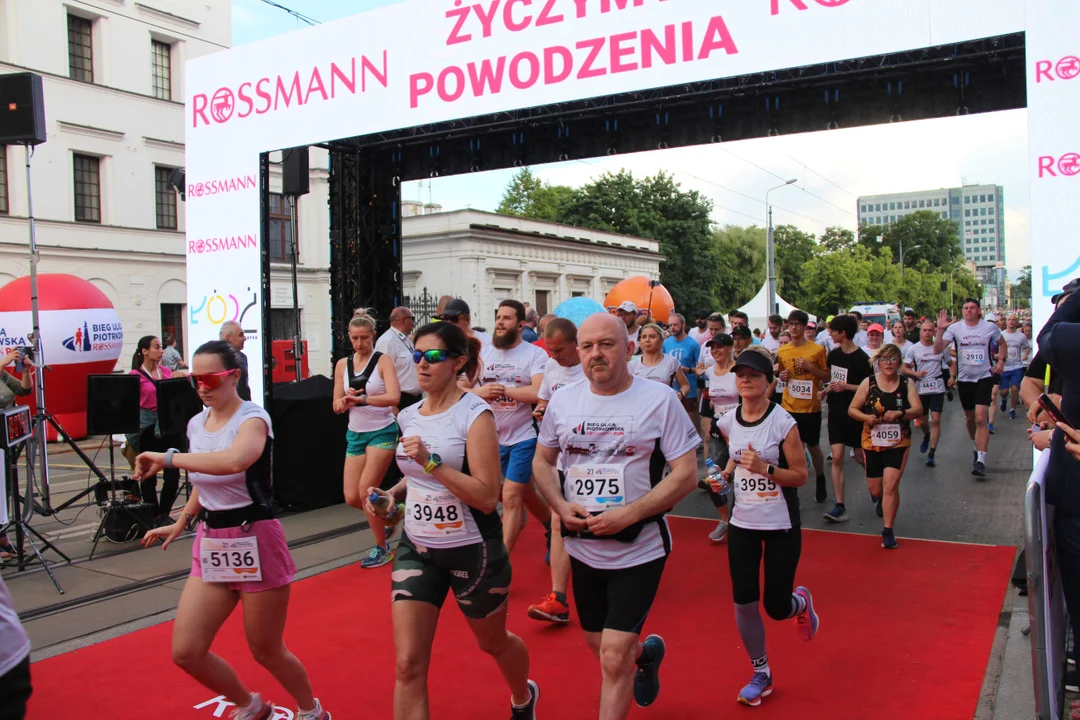 21. Bieg Ulicą Piotrkowską Rossmann Run w Łodzi