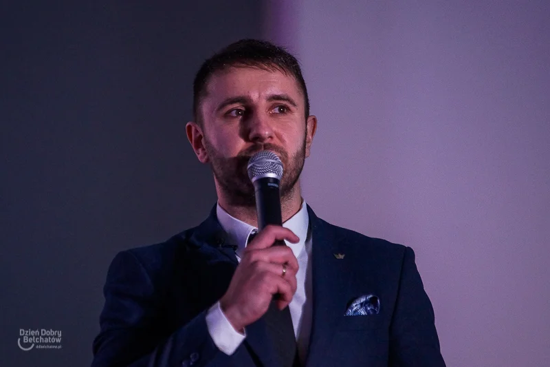 Sławomir Mentzen na spotkaniu w hotelu Wodnik