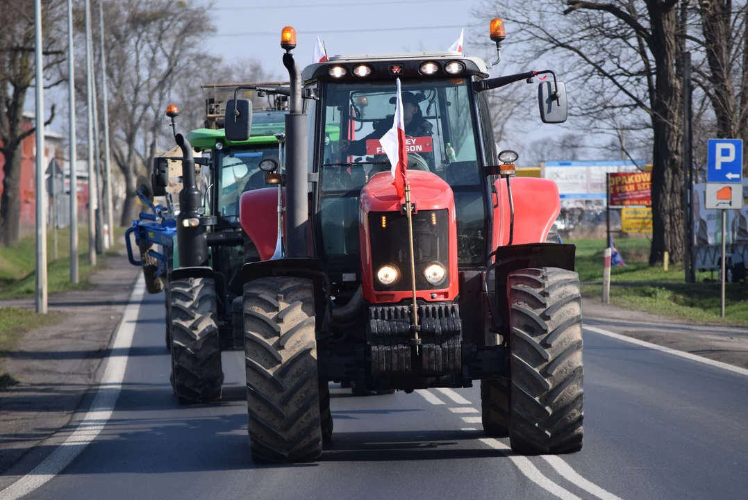 Protest rolników w Łódzkiem