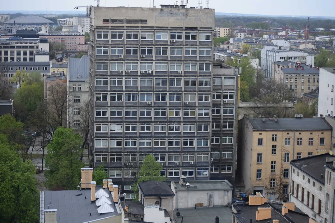 Panorama miasta widziana z wieżowca Red Tower