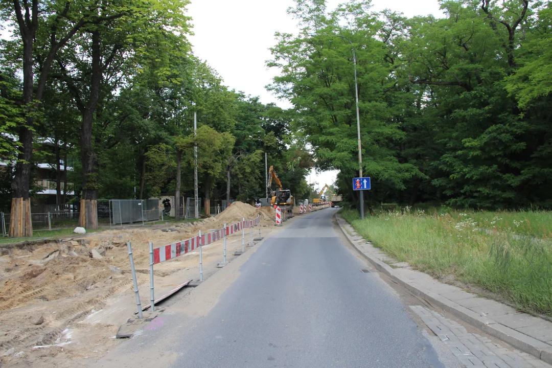 Trwa remont na kolejnym odcinku ulicy Krakowskiej w Łodzi