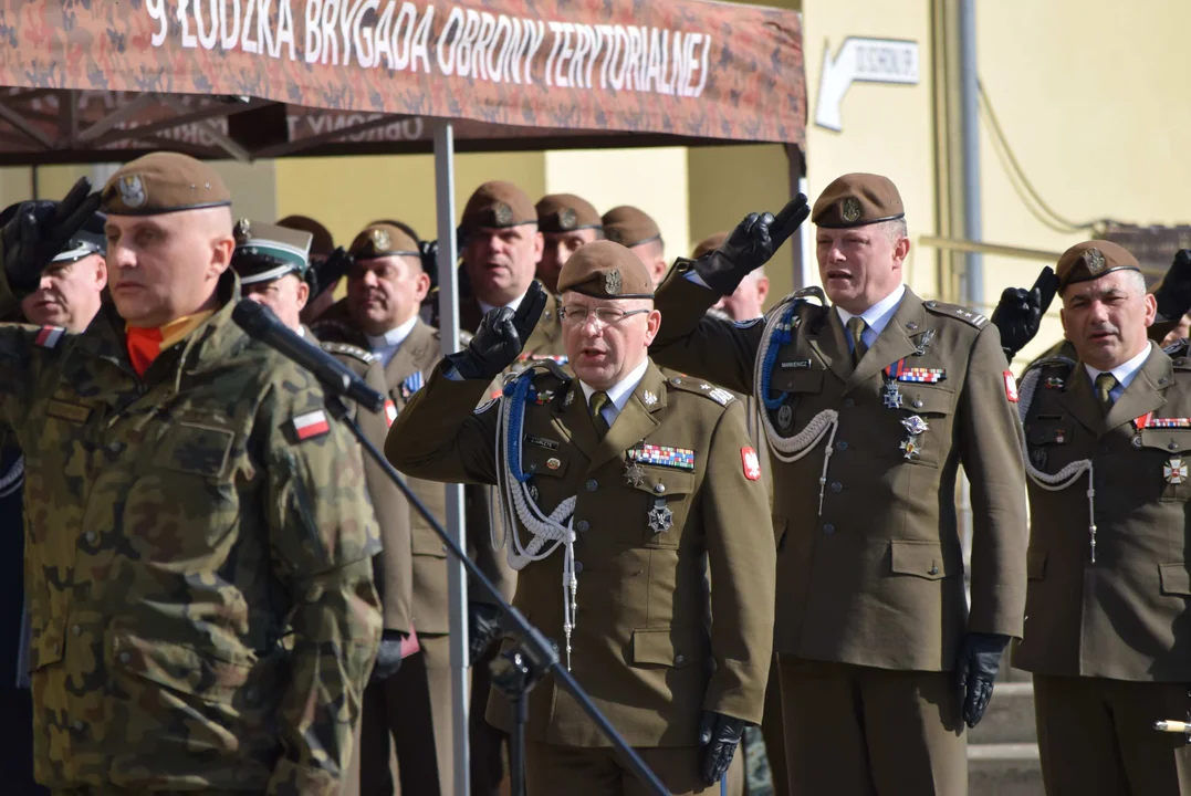 Łódzcy terytorialsi z nowym dowódcą