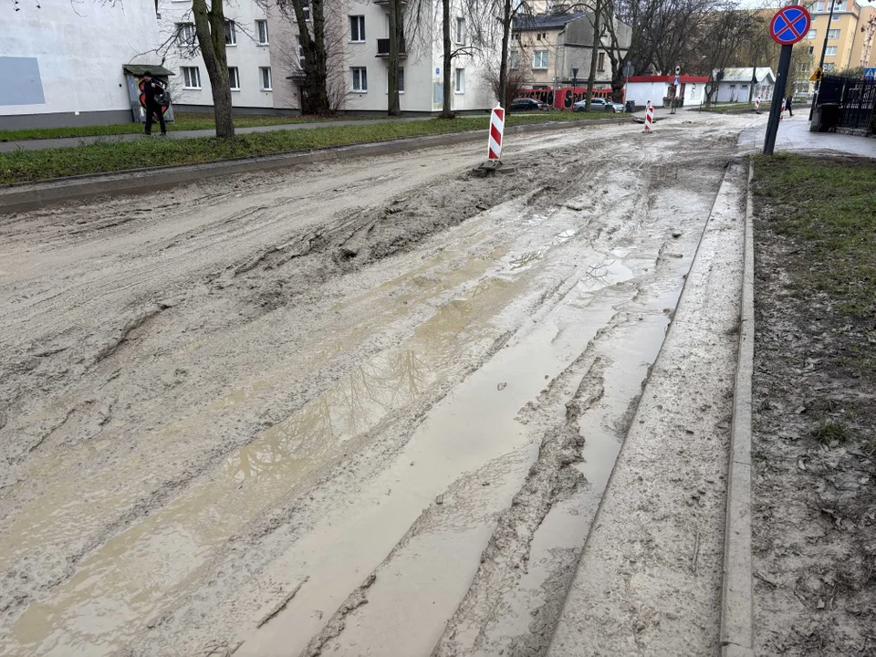 Remont ulicy Boya-Żeleńskiego w Łodzi