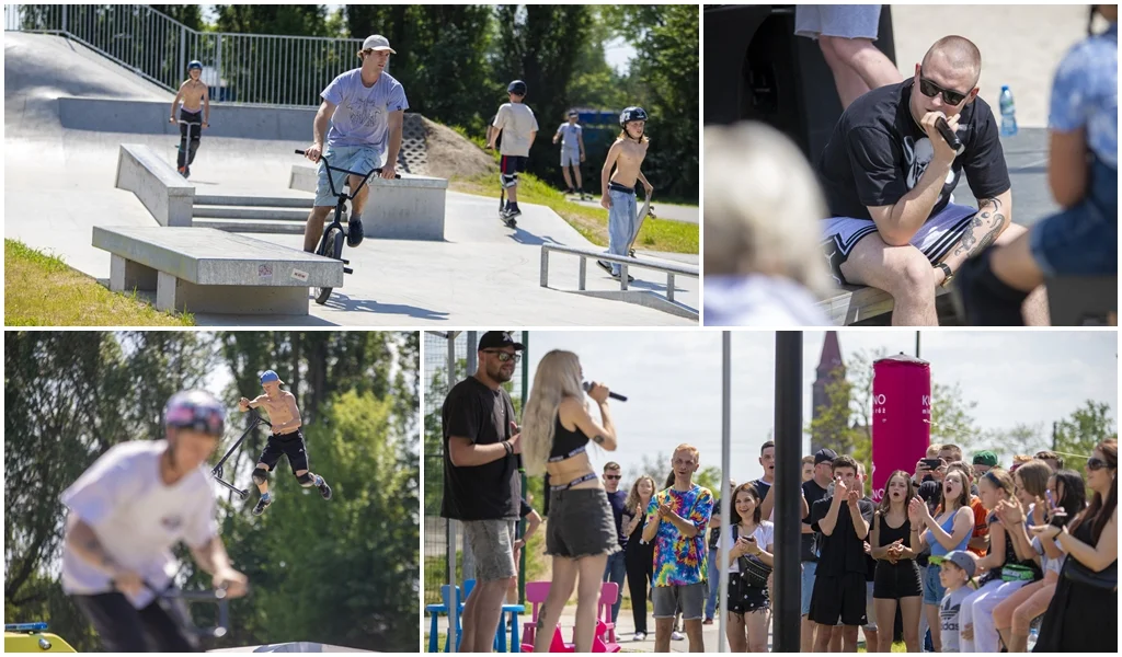 Rap, sport i żar z nieba. Za nami pierwsza edycja Festiwalu Pumptrack Skatepark [ZDJĘCIA] - Zdjęcie główne