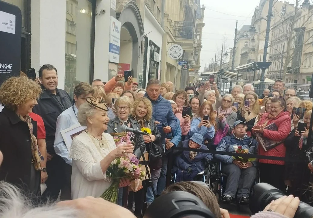 Gwiazda Anny Seniuk przy Piotrkowskiej