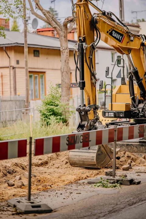 Trwa remont kolejnego odcinka ulicy Krakowskiej w Łodzi