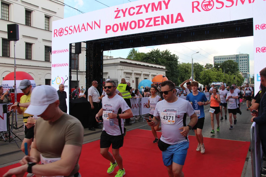 21. Bieg Ulicą Piotrkowską Rossmann Run w Łodzi