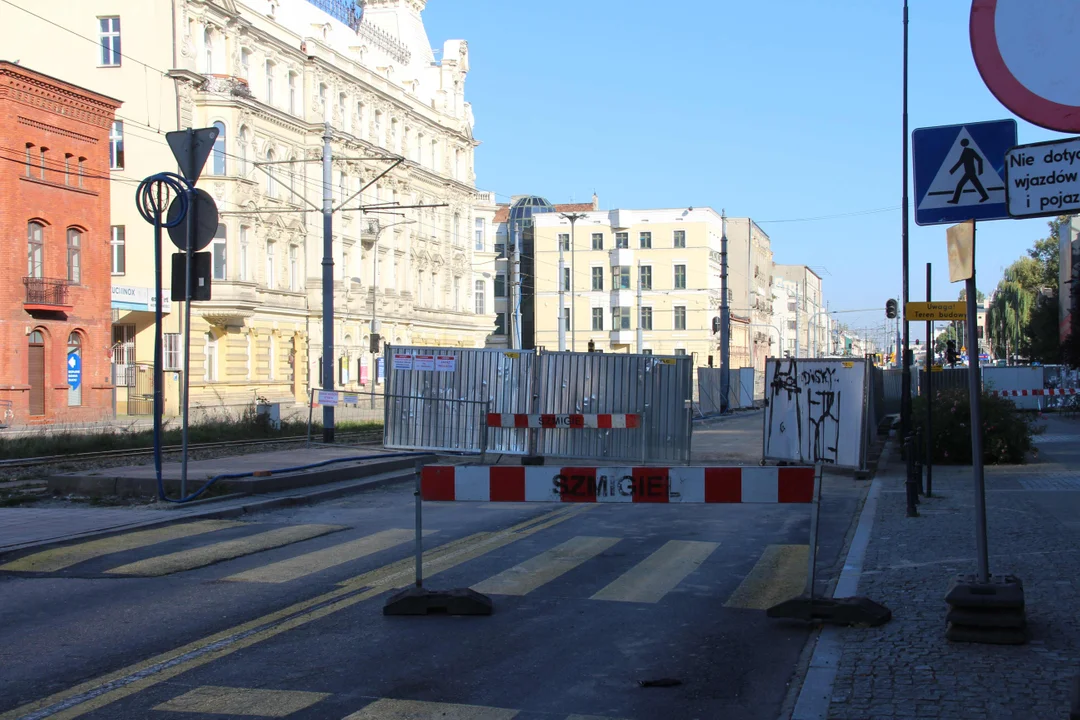 Budowa tunelu kolejowego pod Łodzią - 28.09.2023 r.