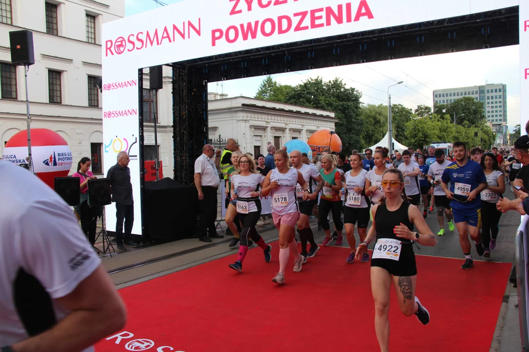 21. Bieg Ulicą Piotrkowską Rossmann Run w Łodzi