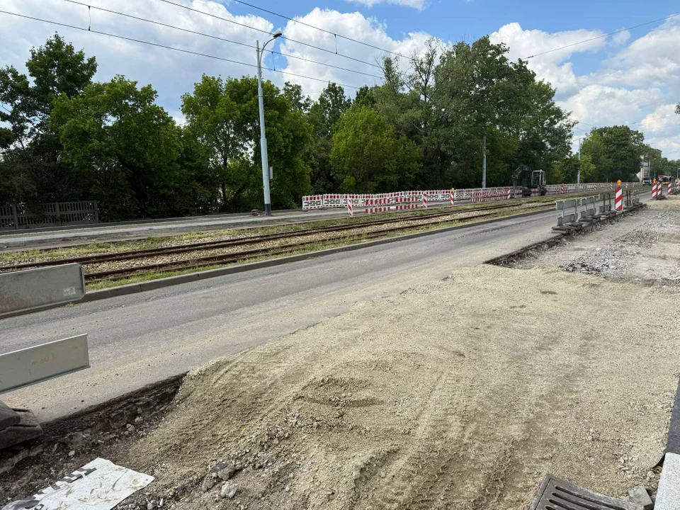 Remont ul. Pabianickiej w Łodzi