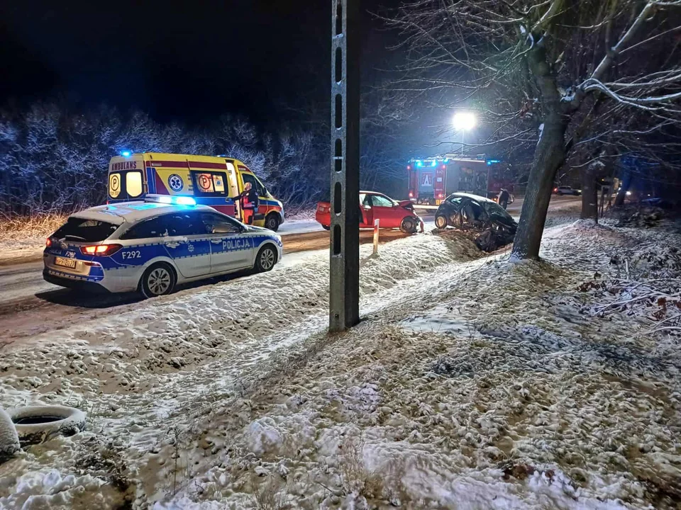 Wypadek w Brzezinach