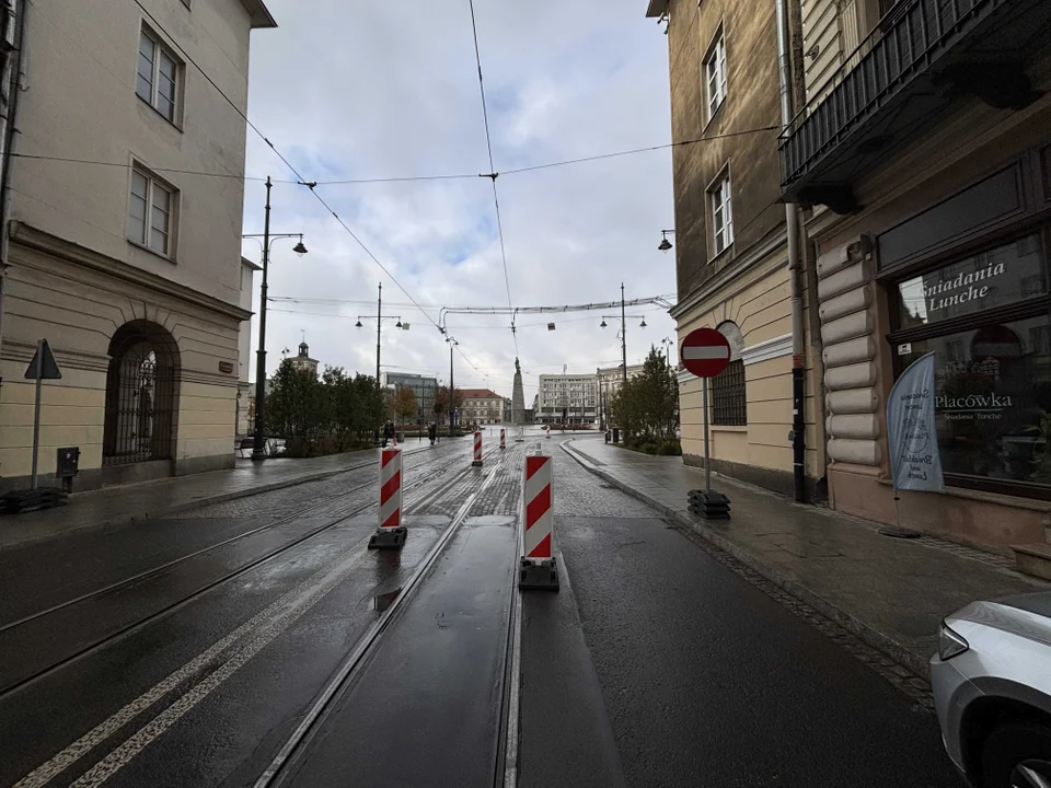 II etap prac gwarancyjnych na placu Wolności