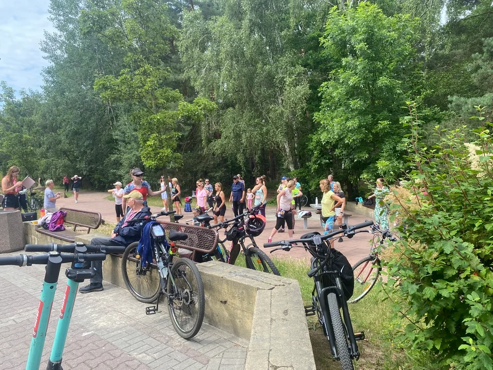 Zumba przy plaży w Brzeźnie