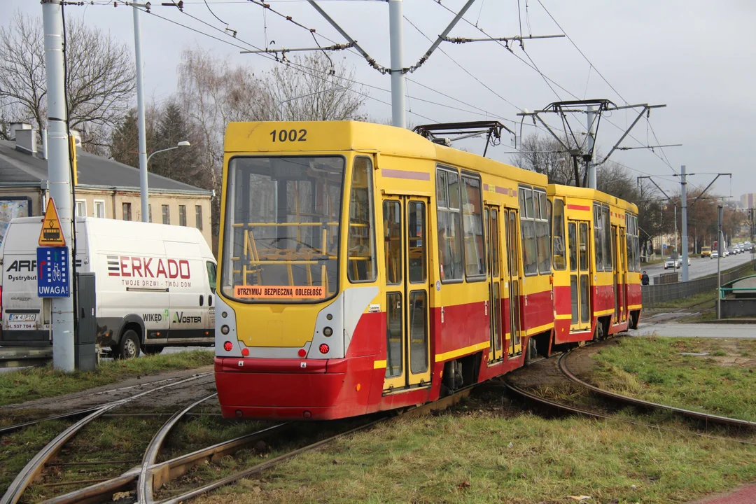 Krańcówka tramwajowa Łódź Żabieniec