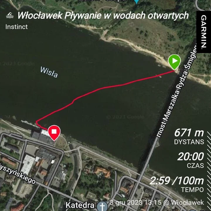 Zgierzanie pływają na otwartych wodach