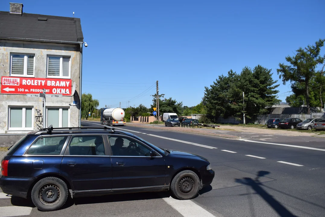 Niebezpieczne skrzyżowanie w Aleksandrowie Łódzkim