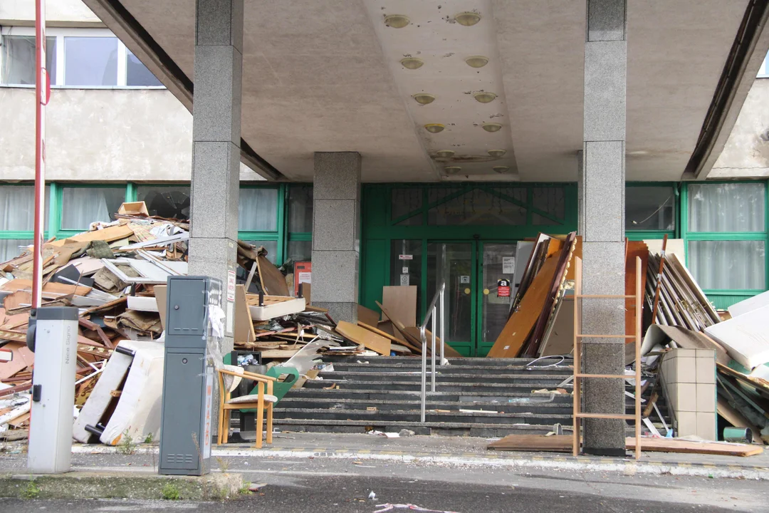 Hotel Światowit znika z mapy Łodzi