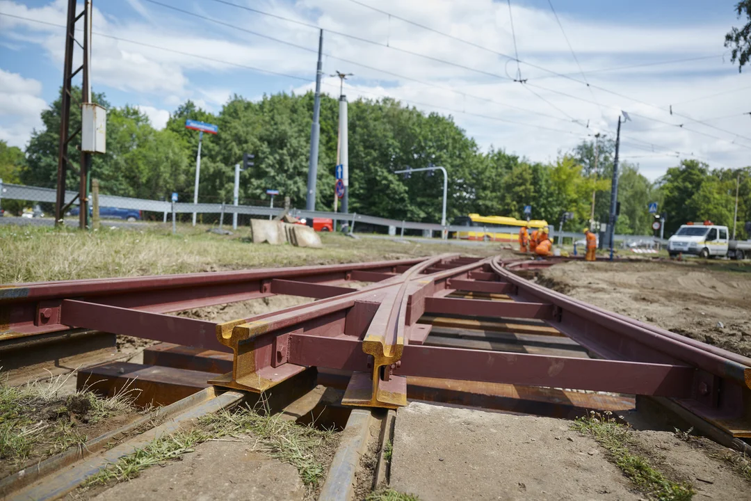 Naprawa torowiska na Żabieńcu i Teofilowie