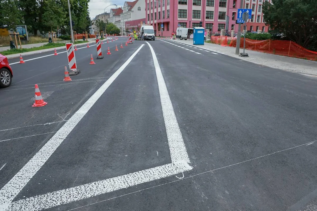 Remont ulicy Sterlinga w Łodzi w czerwcu 2025 r.