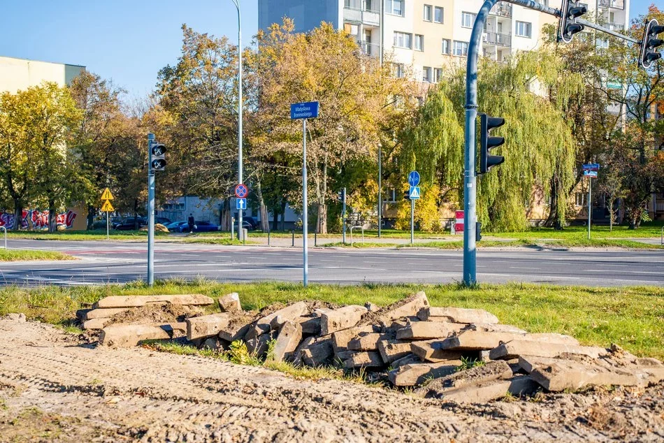 Trwa remont kolejnego odcinka alei Śmigłego-Rydza