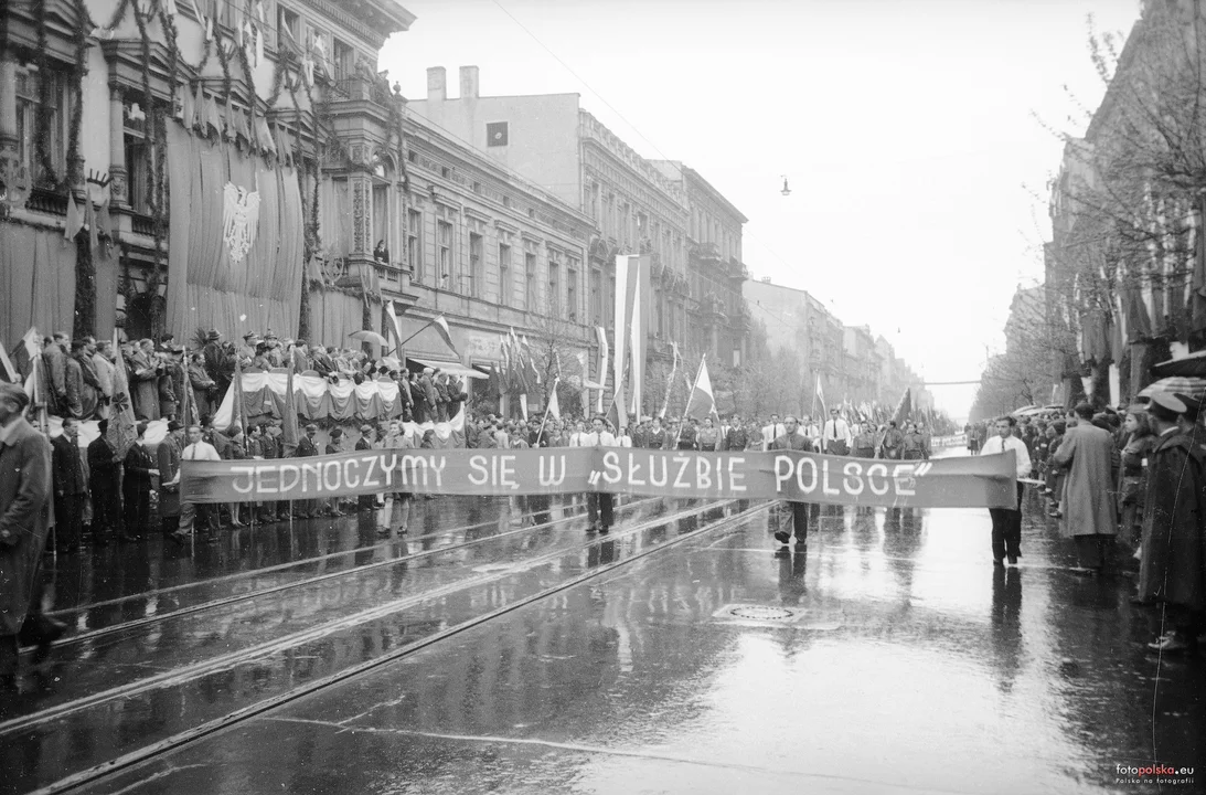 Ulica Piotrkowska w Łodzi - archiwalne fotografie