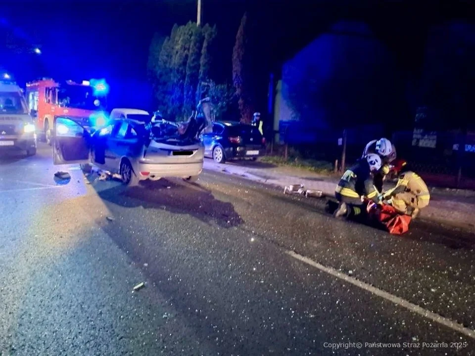 Wypadek w Strzałkowie