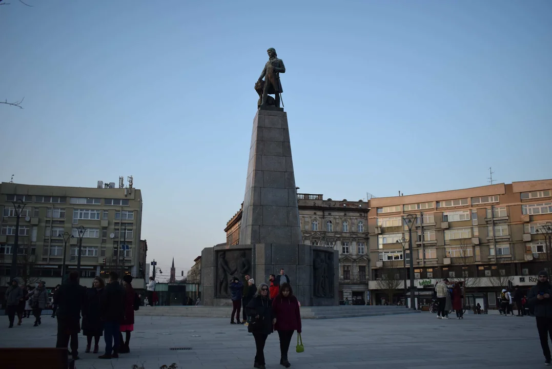 Plac Wolności w Łodzi po otwarciu