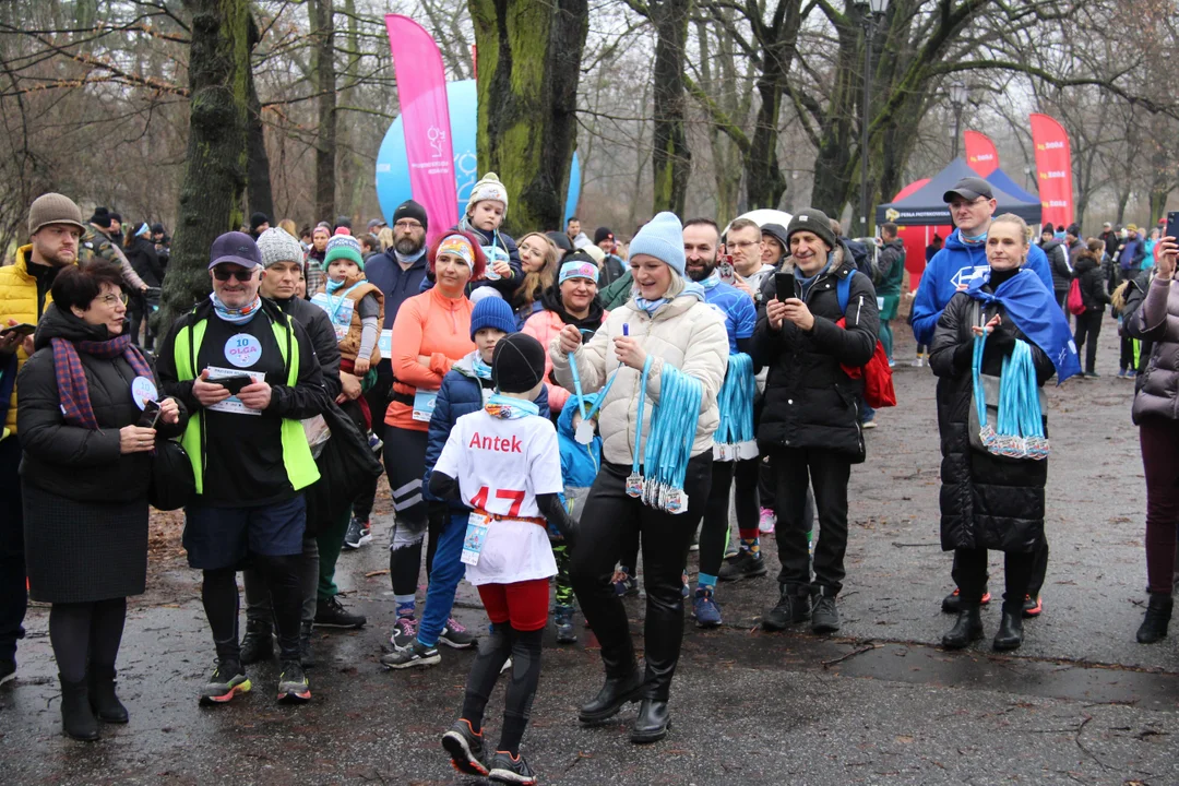 Pączek Run 2024 w parku Poniatowskiego w Łodzi