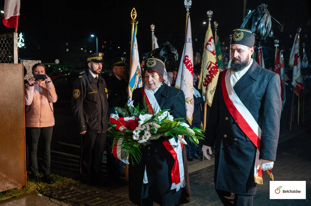 Bełchatowianie uczcili rocznicę wprowadzenia stanu wojennego. Zobacz, jak wyglądała uroczystość [FOTO] - Zdjęcie główne