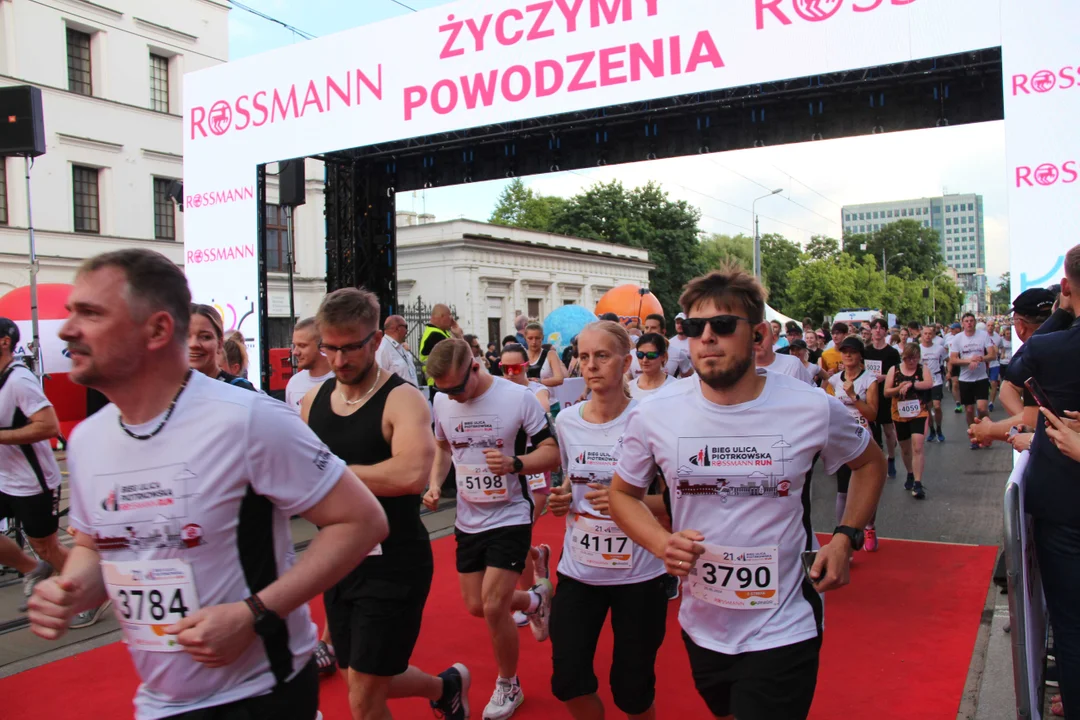 21. Bieg Ulicą Piotrkowską Rossmann Run w Łodzi