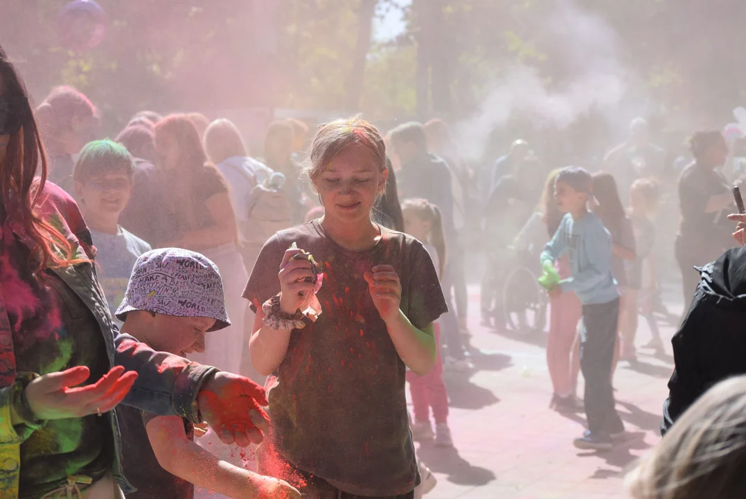 Festiwal baniek mydlanych i kolorów w Parku Miejskim w Zgierzu