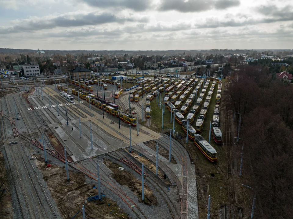 Przebudowa zajezdni tramwajowej Chocianowice w Łodzi