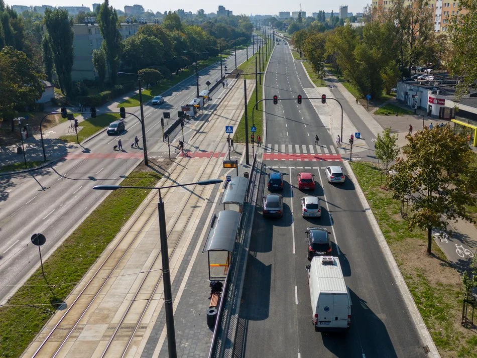 Koniec utrudnień na al. Śmigłego-Rydza od Przybyszewskiego do Dąbrowskiego