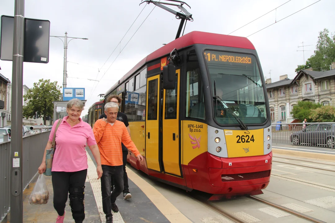 Tramwaj z Łodzi do Pabianic