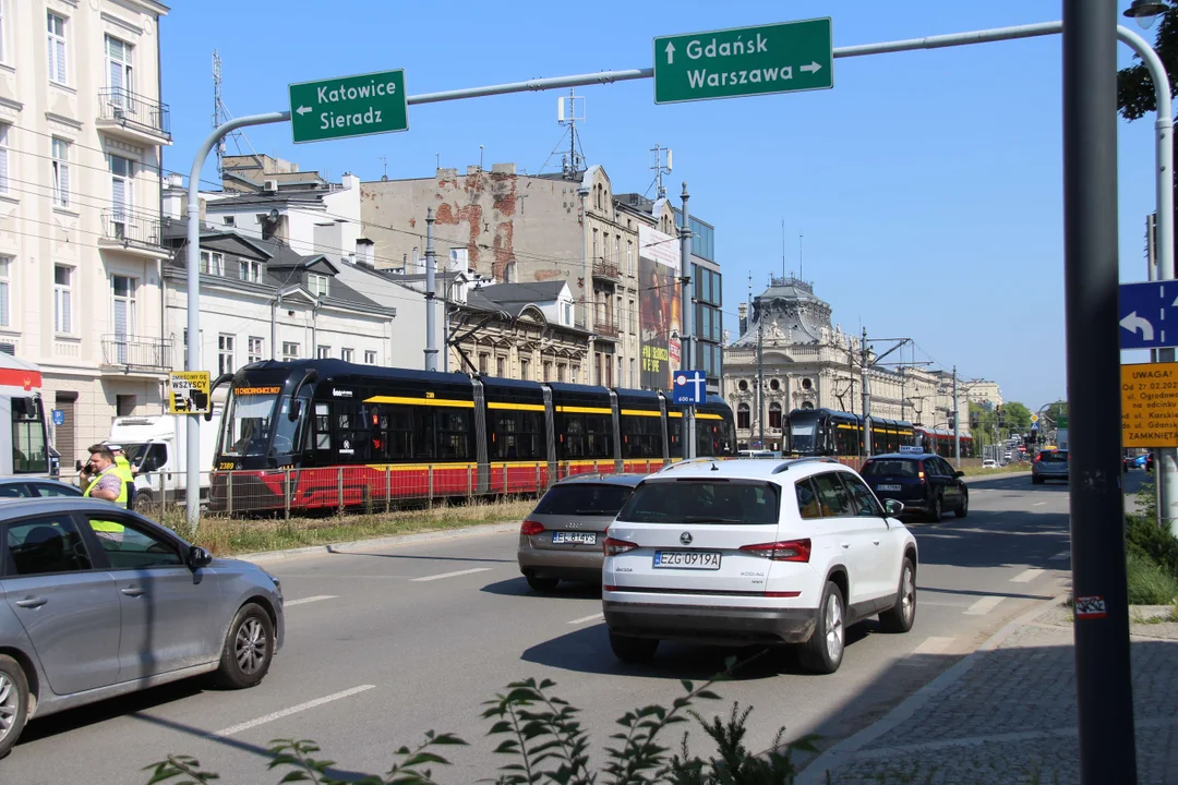 Utrudnienia po wykolejeniu tramwaju w Łodzi