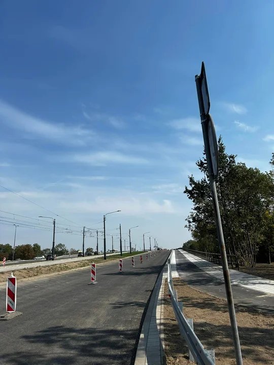 Finał prac na wiaduktach przy ul. Przybyszewskiego w Łodzi