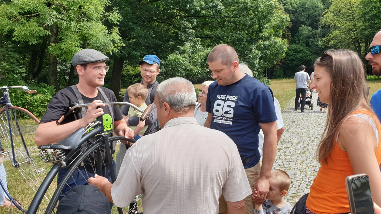 Historia rowerów w Parku Julianowskim na 600. urodizny Łodzi