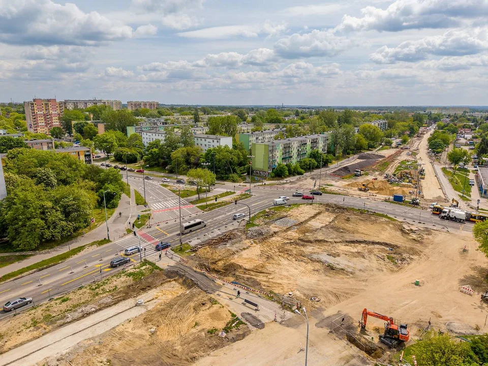 Remont al. Śmigłego-Rydza w Łodzi