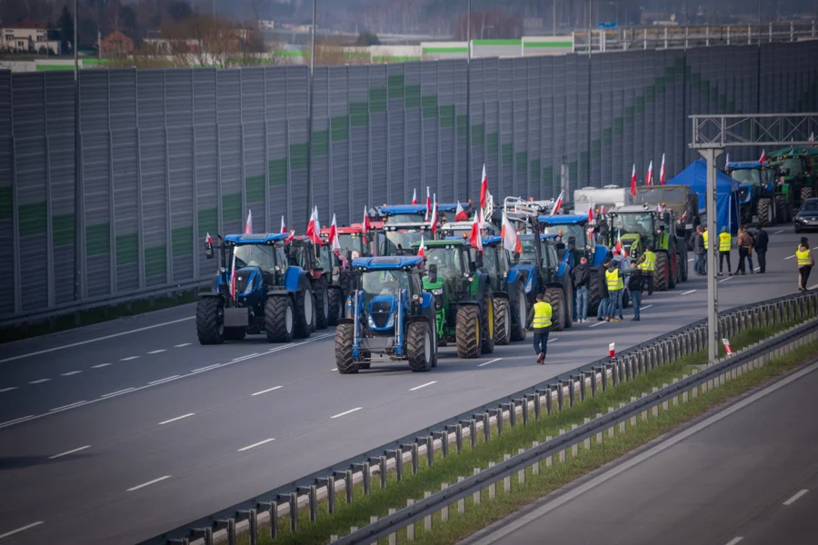 Protest rolników 20.03.2024 Piotrków