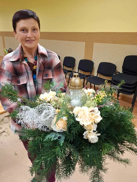 Warsztaty florystyczne w Gminnym Ośrodku Kultury w Piątku