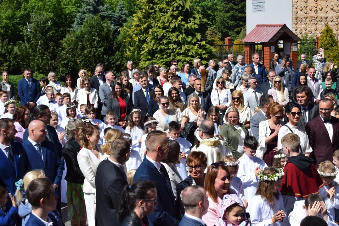 Pierwsza Komunia Święta w parafii Chrystusa Króla w Łodzi