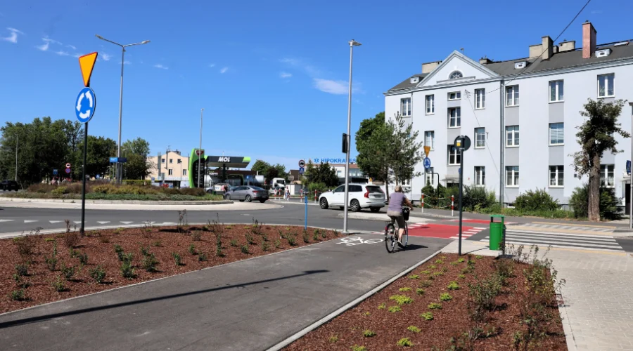 Ulice Wolborska i Rakowska po rozbudowie