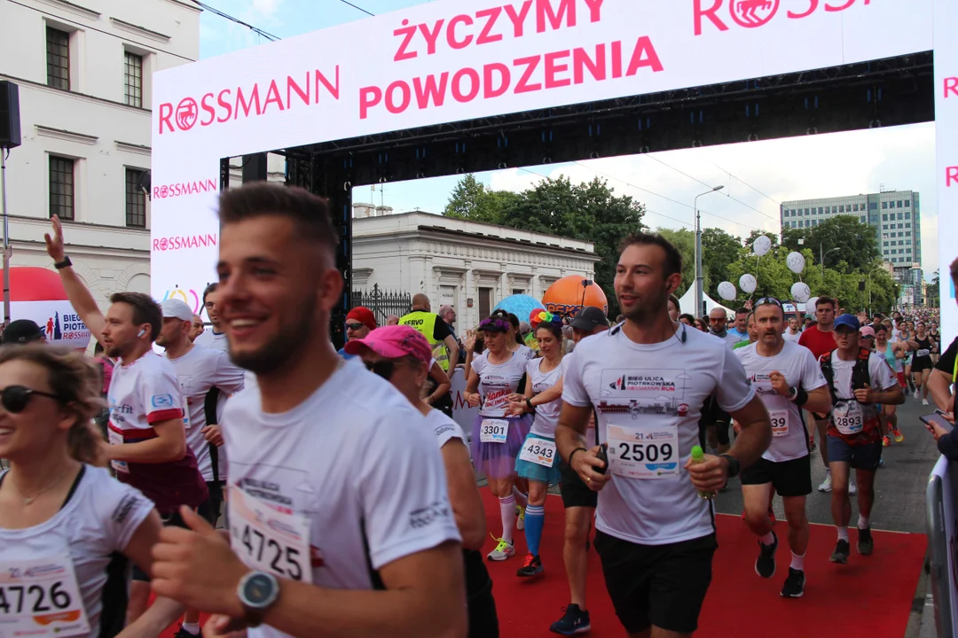 21. Bieg Ulicą Piotrkowską Rossmann Run w Łodzi