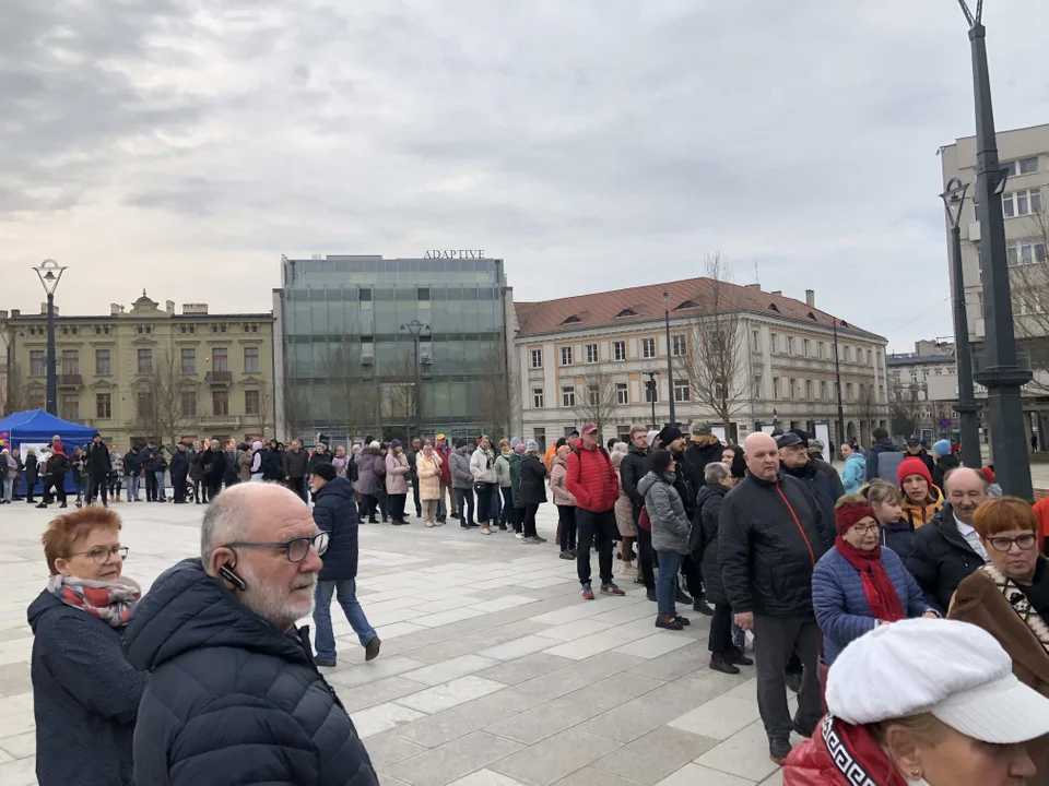 Otwarcie placu Wolności w Łodzi