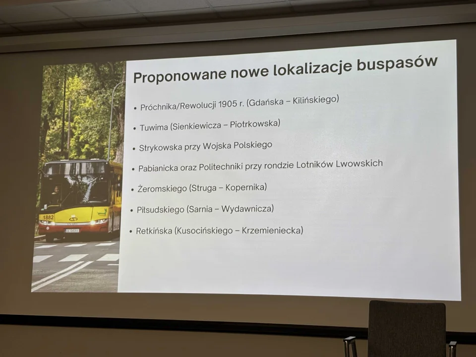 Konsultacje w sprawie nowych buspasów w Łodzi